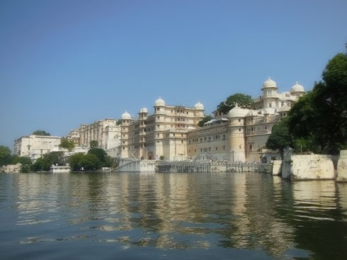 2013 Udaipur City Palace is a Sprawling Complex on the Shores of the Lake