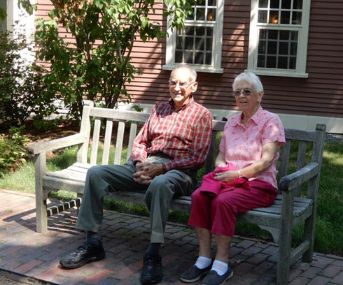 Many Took Advantage of Comfortable Seating on the Campus of Longfellow's Wayside Inn