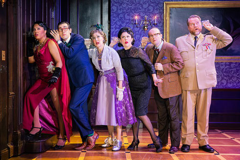 The Cast Listening at the Door - Photo by Evan Zimmerman for MurphyMade