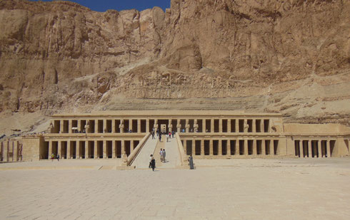 2016 The Valley Temple of Hatshepsut Lies Just over the Ridge from The Valley of Kings