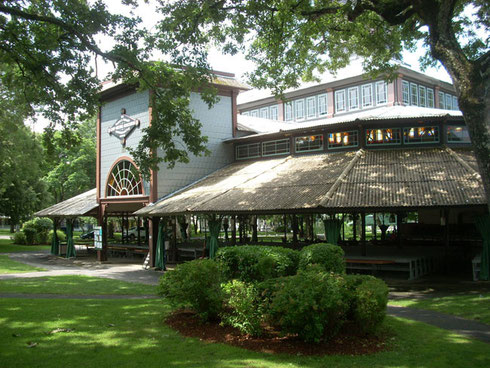 The open-air Tabernacle at Oak Bluffs is still in use by the faithful for over a century