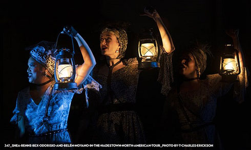 The Three Fates Light the Way into the Underworld with Lanterns