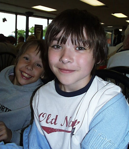 2007 Two of our Younger Passengers on our First Trip to the Bronx Zoo