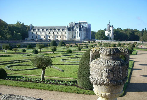 The Chateau de Chenonceau is one of the Best Known in France's Loire Valley    