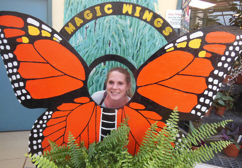 A Passenger at the Magic Wings Butterfly Conservatory in February 2016