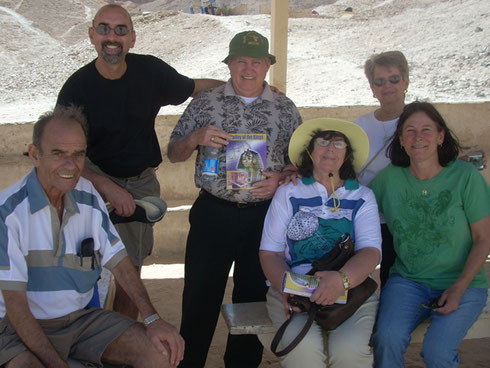 2009 A Family Group Resting During a Visit to the Valley of Kings Tombs