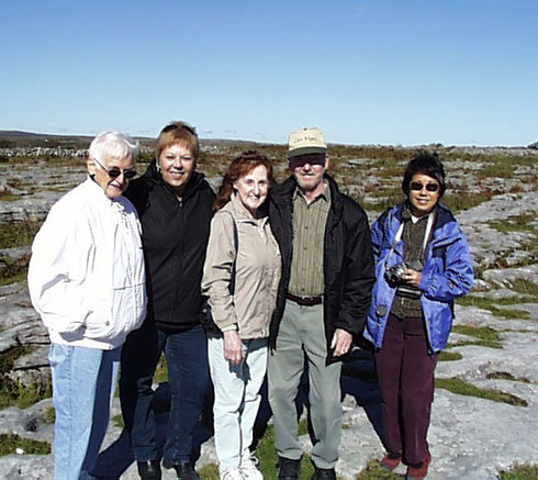 2007 Here we are in the Burren, an Area of Limestone Wasteland that Stretches for Miles