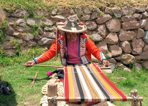 Textile Weaver on the Fabulous tour - Peru: Machu Picchu and Lake Titicaca