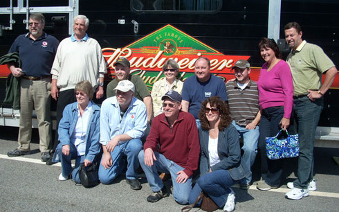 This Happy Group was with us on our 2010 Tour of the Budweiser Brewery!