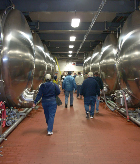 2010 We Got a Walking Tour of the Immense Budweiser Brewing Company before Tasting