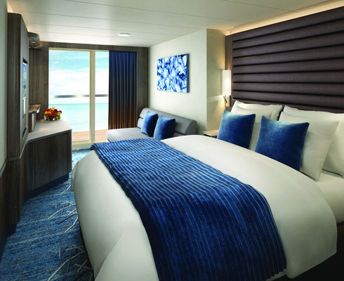   Balcony Cabins aboard the Bliss are the Most Spacious Yet!