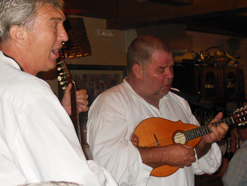 Entertainers at the Ceoska Kuca Winery in Cilipi up the Coast from Dubrovnik