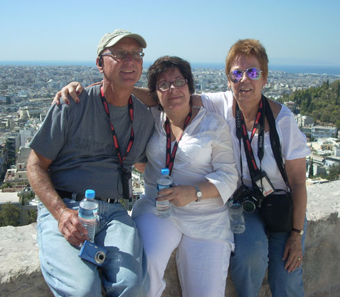 2011 A Short Rest Overlooking Athens while on a Visit to the Acropolis