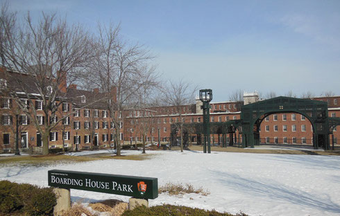 The Boarding House to the Left Was Once a Women's Dormitory