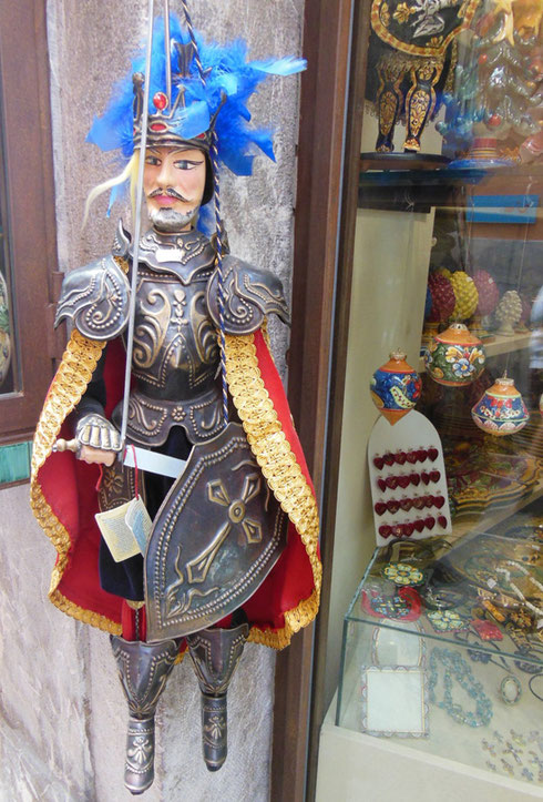 2013 Taormina is Famous for these Puppets that you find for Sale Everywhere