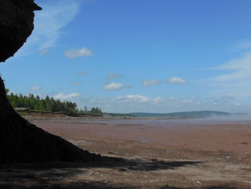 The Bay of Fundy near the Port of St. John Boasts Tides as High as 40 Feet