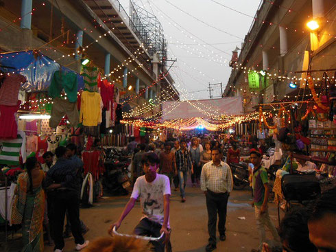 2013 Our Group visited a Street Market in Agra during the Festival of Diwali