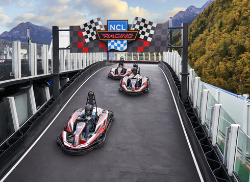 Race for the Checkered Flag on a Thrilling Two-Level Race Track in the Middle of the Ocean