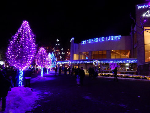 "Let There Be Light" Emblazoned across the Church at LaSalette