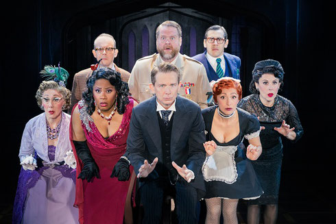 The Cast of Clue - Photo by Evan Zimmerman for MurphyMade