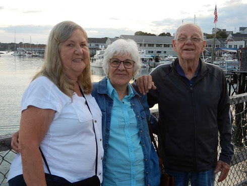 Passengers Enjoying the Sights and Sounds of Boothbay Harbor on  a Previous Trip