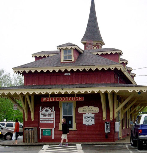 Wolfeboro's Victorian Train Station is still in Place and serves as the Visitor Center