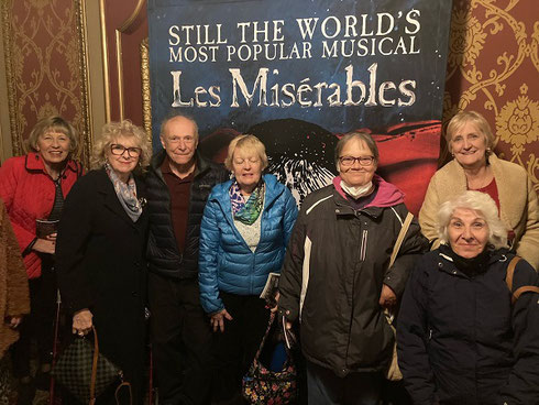 Forty-two of our Passengers saw Les Mis at Providence Performing Arts Center