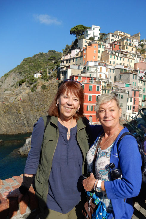 2018 Our Guide in beautiful Cinque Terre with one of our passengers