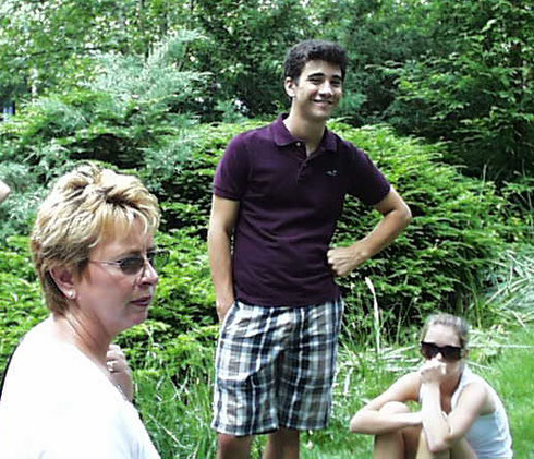 2007 Some of our Group Members Taking a Break En Route to the Wild Safari Monorail