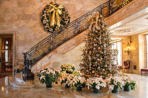 Photo Courtesy of The Preservation Society of Newport County - Marble House Stairway