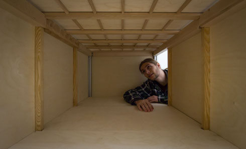 Rohbau der modularen Bürosets
