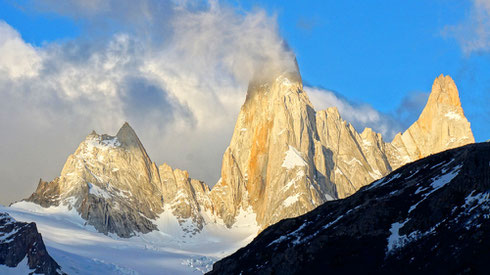 Der Nachbar des Fitz Roy, der Aguja St. Exupery.