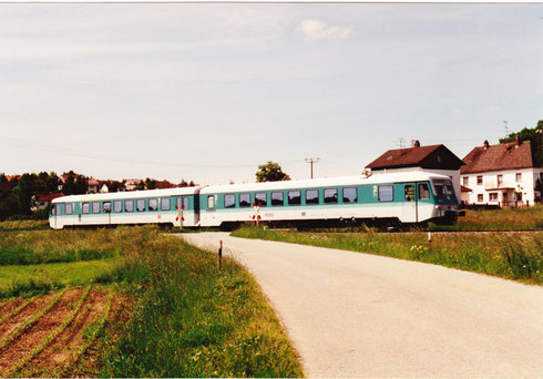 Dienstag, 24. Mai 1994: Neuer 628er Triebwagen vertritt den von mir erwarteten Schienenomnibus