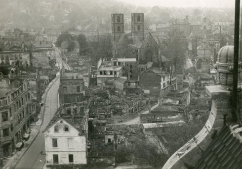 Zerstörung Bielefelds im 2. Weltkrieg (Bereich Kreuzstraße)