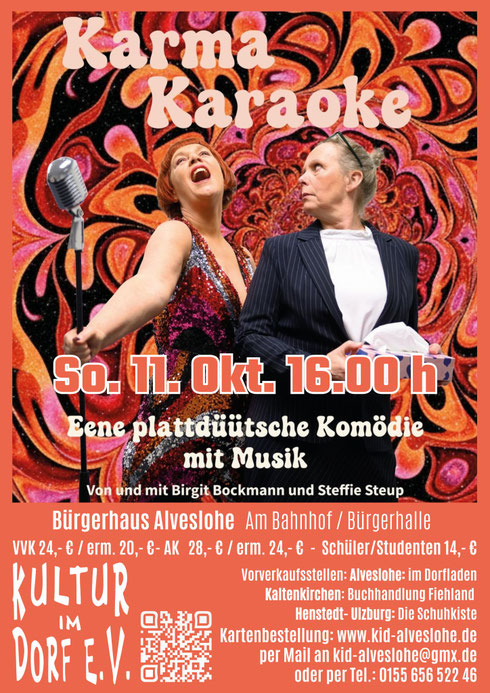 Karma Karaoke - Eine plattdeutsche Komödie von und mit Birgit Bockmann und Steffie Steup