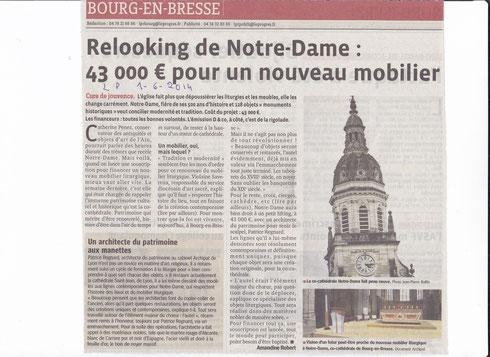 Le Progres du 1 juin 2014