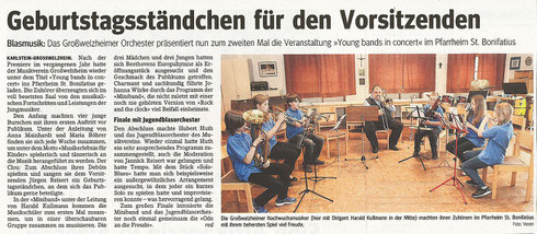 Young Bands in Concert 2012, Main-Echo v. 29.06.2012