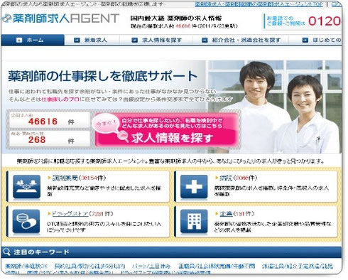 薬剤師求人エージェント