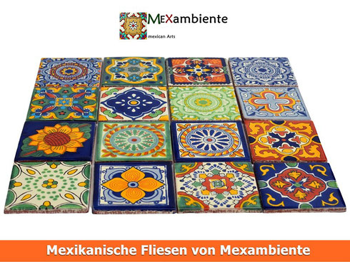 Mexikanische Fliesen Keramikglasiert