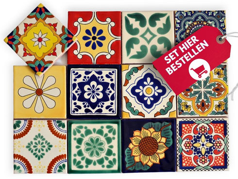 Mexikanische Fliesensets hier bestellen (patchwork-set)
