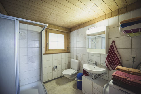 Im EG: WC und Dusche