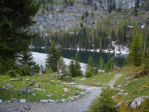 Der Hinterburgsee mit dem schönsten Echo der Schweiz