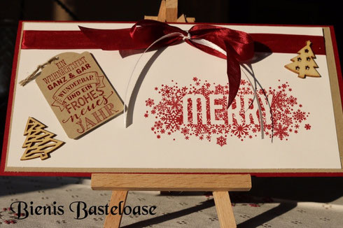 Weihnachtskarte Merry Christmas