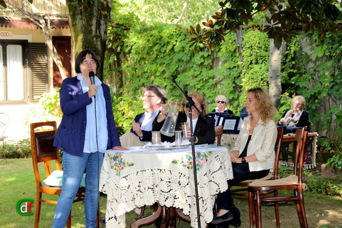 Lilita Conrieri presenta la giuria (foto Cesare Dellafiore)