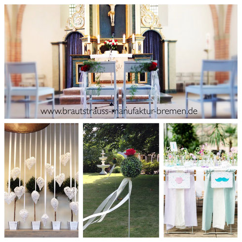 Blumen zur Hochzeit In&Outdoor