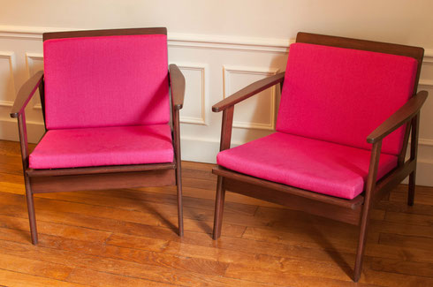 Fauteuils scandinaves vintage