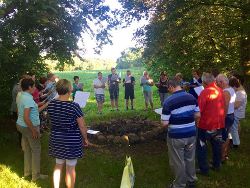 Singstunde im Freien 23.06.2016