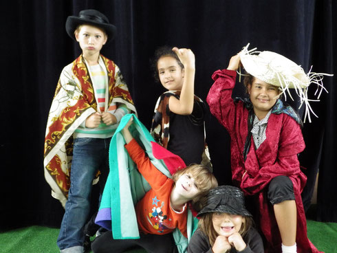 Aubérie,Léane, Lucas, Maël et Shyrine,