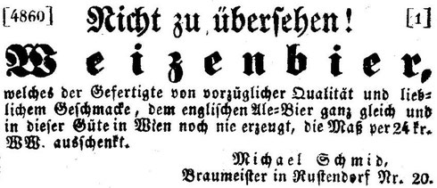 Inserat Wiener Zeitung 29. März 1850 Seite 25