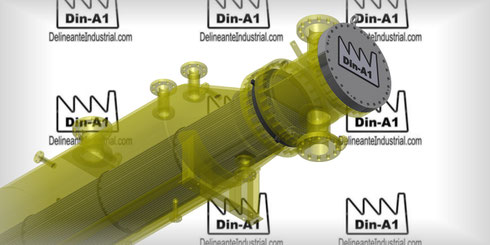 DelineanteIndustrial.com DELINEANTE INDUSTRIAL CALDERERIA, INTERCAMBIADOR DE CALOR, DELINEANTE INDUSTRIAL AUTONOMO, HEAT EXCHANGER,